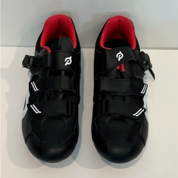 Peloton | Shoes | Peloton Black Cycling Shoes With Red 